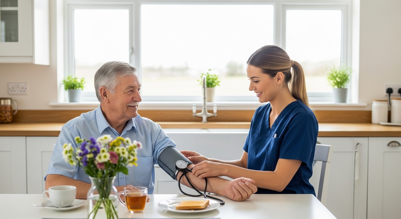 Qualcare Nursing offers Private Nursing Care at Home, delivering physical and emotional support for seniors in a comforting home environment.