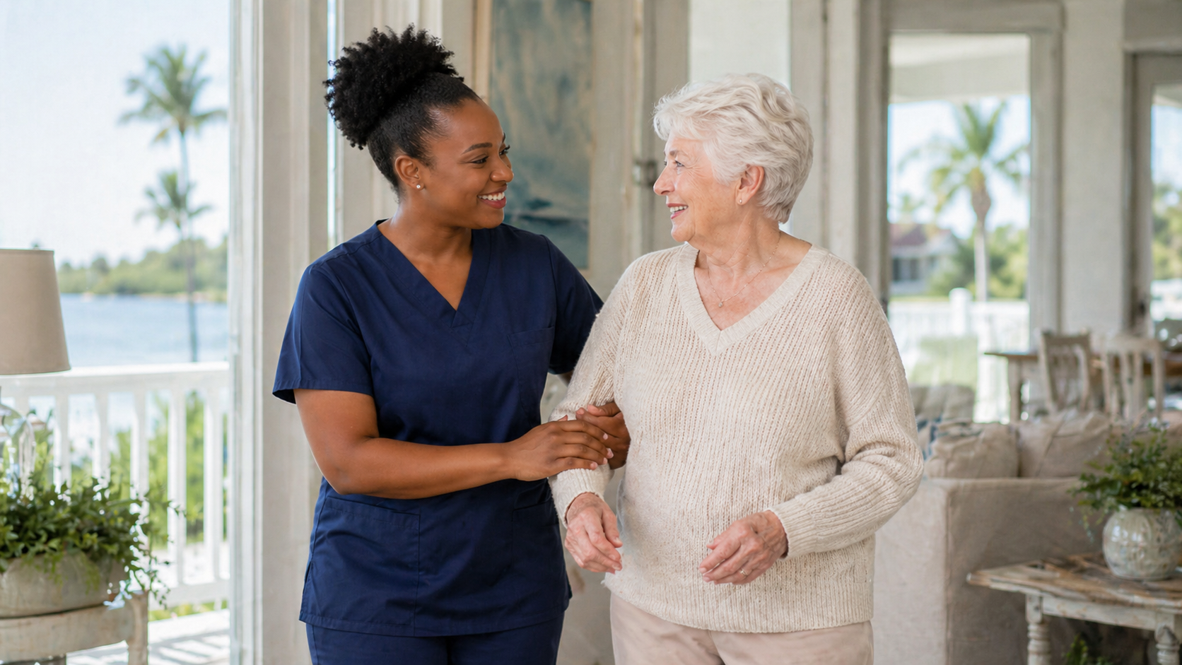 Get trusted Companion Services in Florida for seniors needing conversation, daily support, emotional care, and non-medical home assistance.