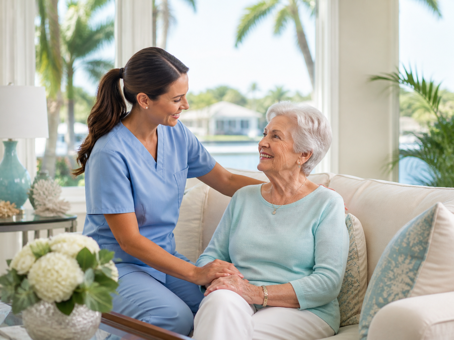 Find reliable Caregiver Services in Palm Beach County for seniors needing daily support, comfort, safety, and compassionate in-home care. Contact us!