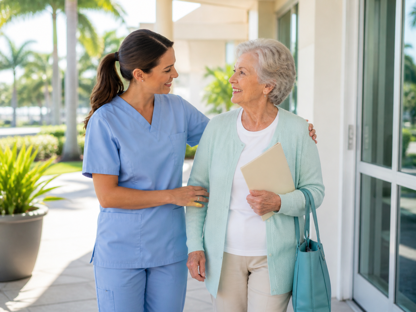 Find reliable Caregiver Services in Palm Beach County for seniors needing daily support, comfort, safety, and compassionate in-home care. Contact us!