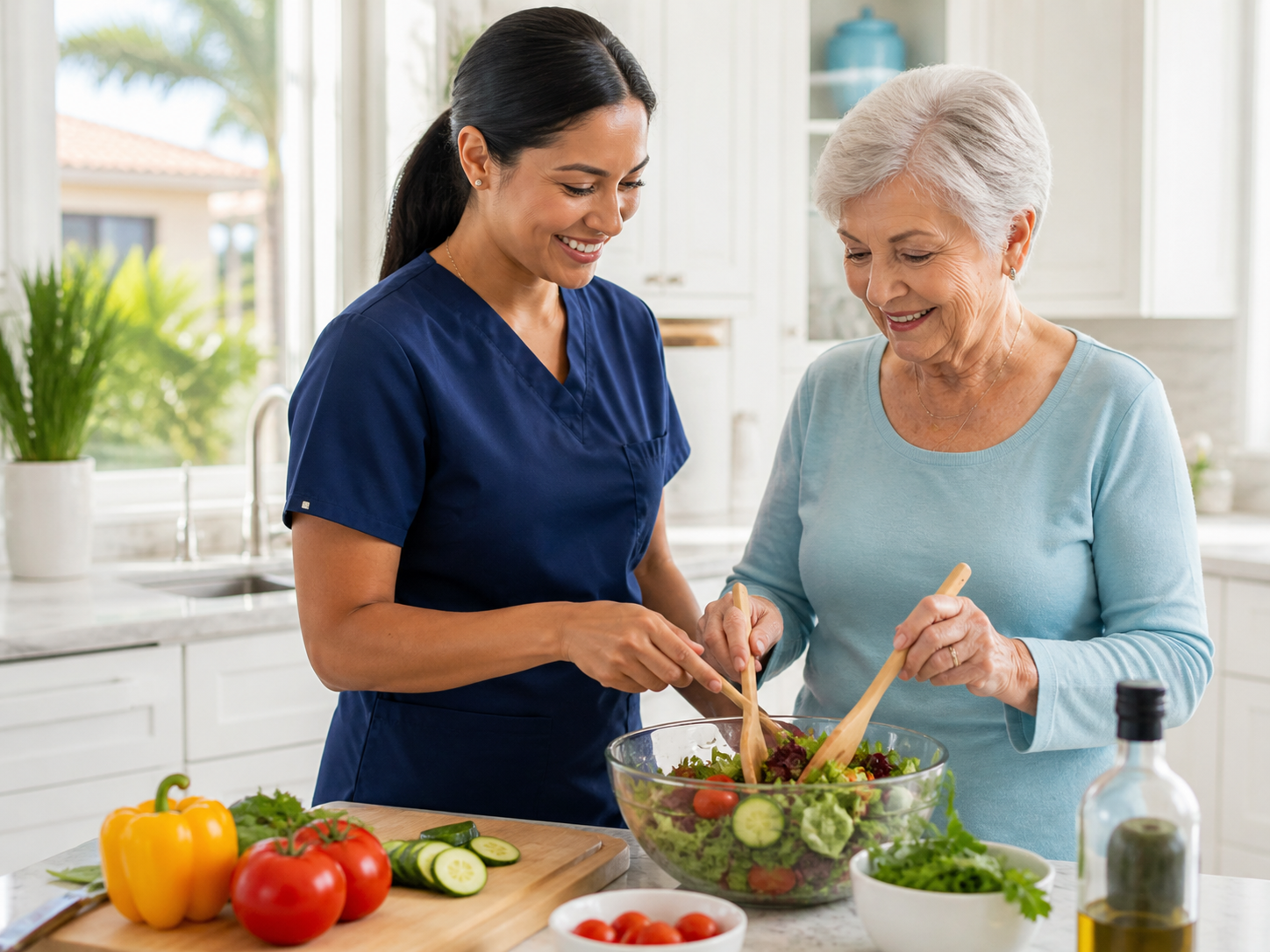 Certified Nursing Assistant Services in Palm Beach, FL 5 Get Certified Nursing Assistant Services in Palm Beach County with personal care, grooming, bathing, meal help, and safe home support. Call today!