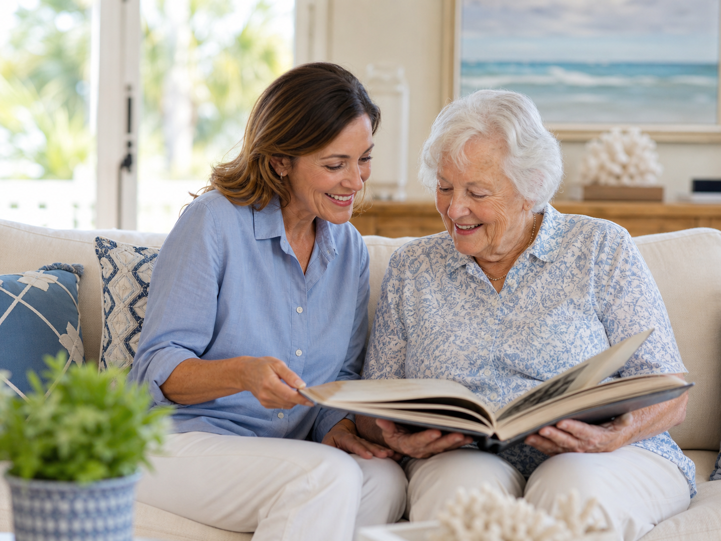 Companion Services in Palm Beach County Home Care Services QualCare Nursing offers Companion Services in Palm Beach County with emotional support, outings, conversation, reminders, and daily care.