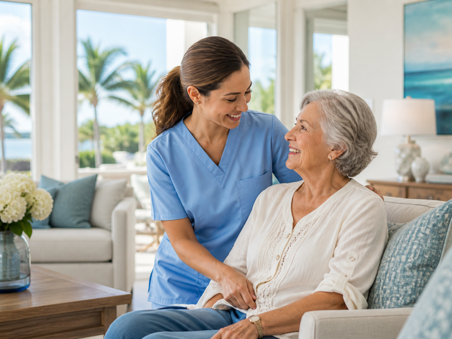 Home Health Aide Services in Palm Beach County, Florida 3 Choose Home Health Aide Services in Palm Beach County for seniors needing personal care, meal help, errands, and safe daily home support now.