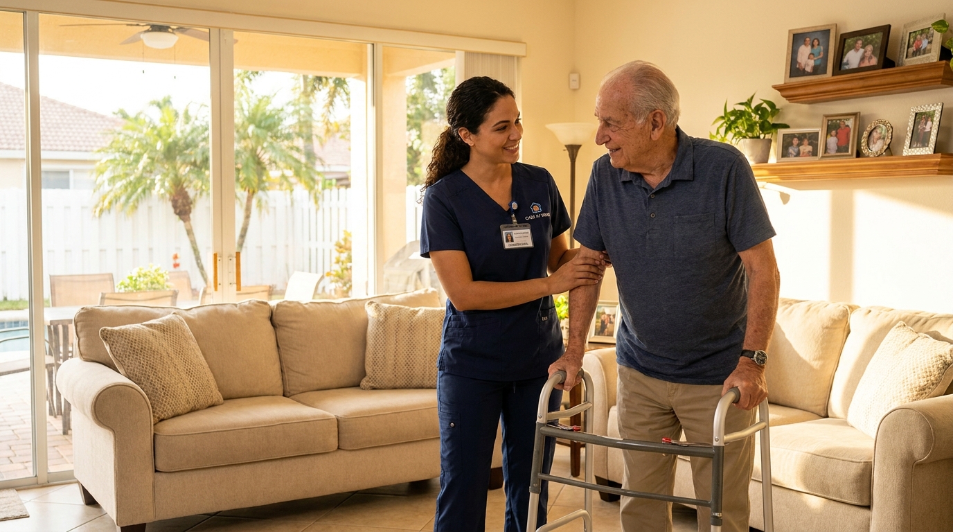 Qualcare Nursing offers trusted Home Care Services in Broward. We provide personal care, nursing, and companionship for seniors at home.