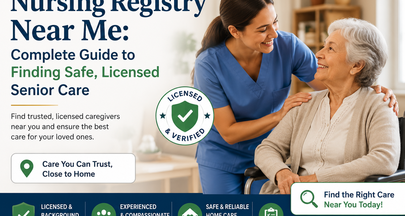 Nursing Registry Near Me: Complete Guide to Finding Safe, Licensed Senior Care